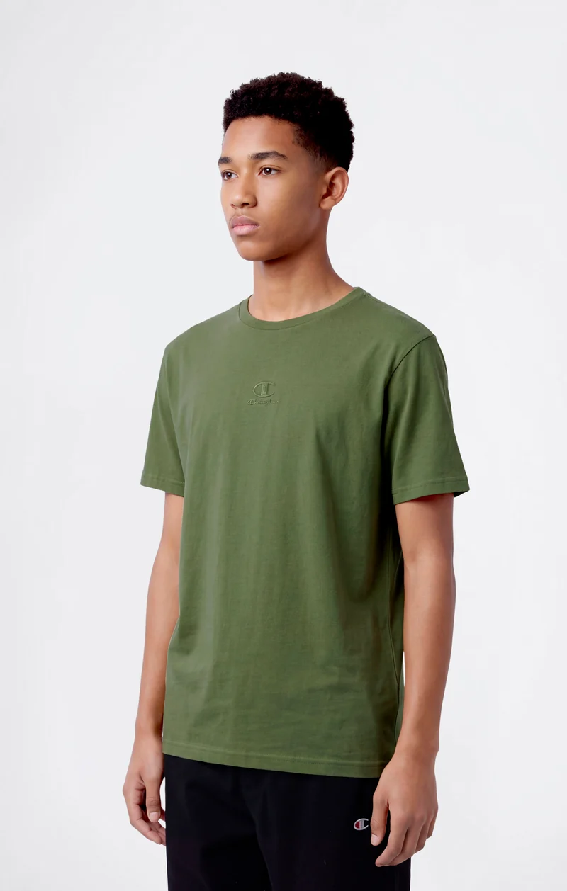 Boys’ Washed Effect Crewneck T-Shirt Icons