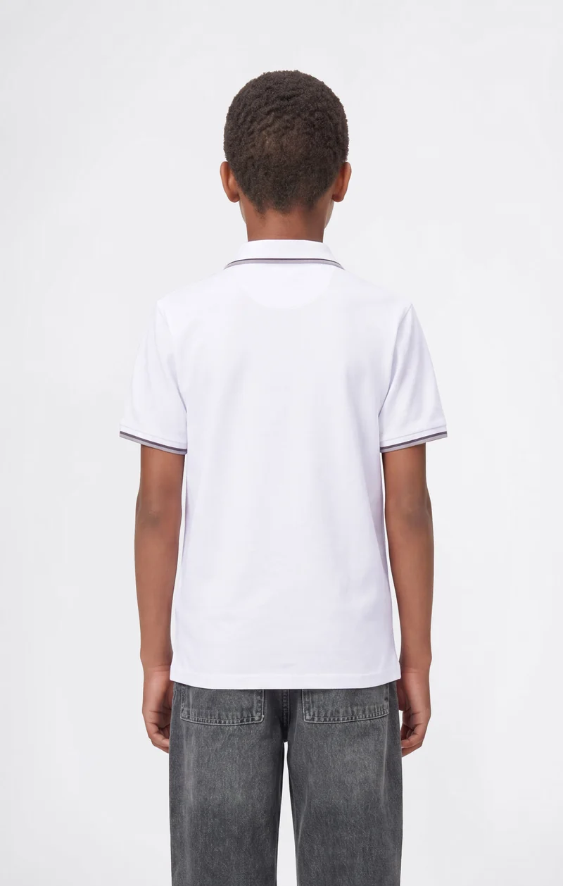 Boys’ Cotton Piqué Polo