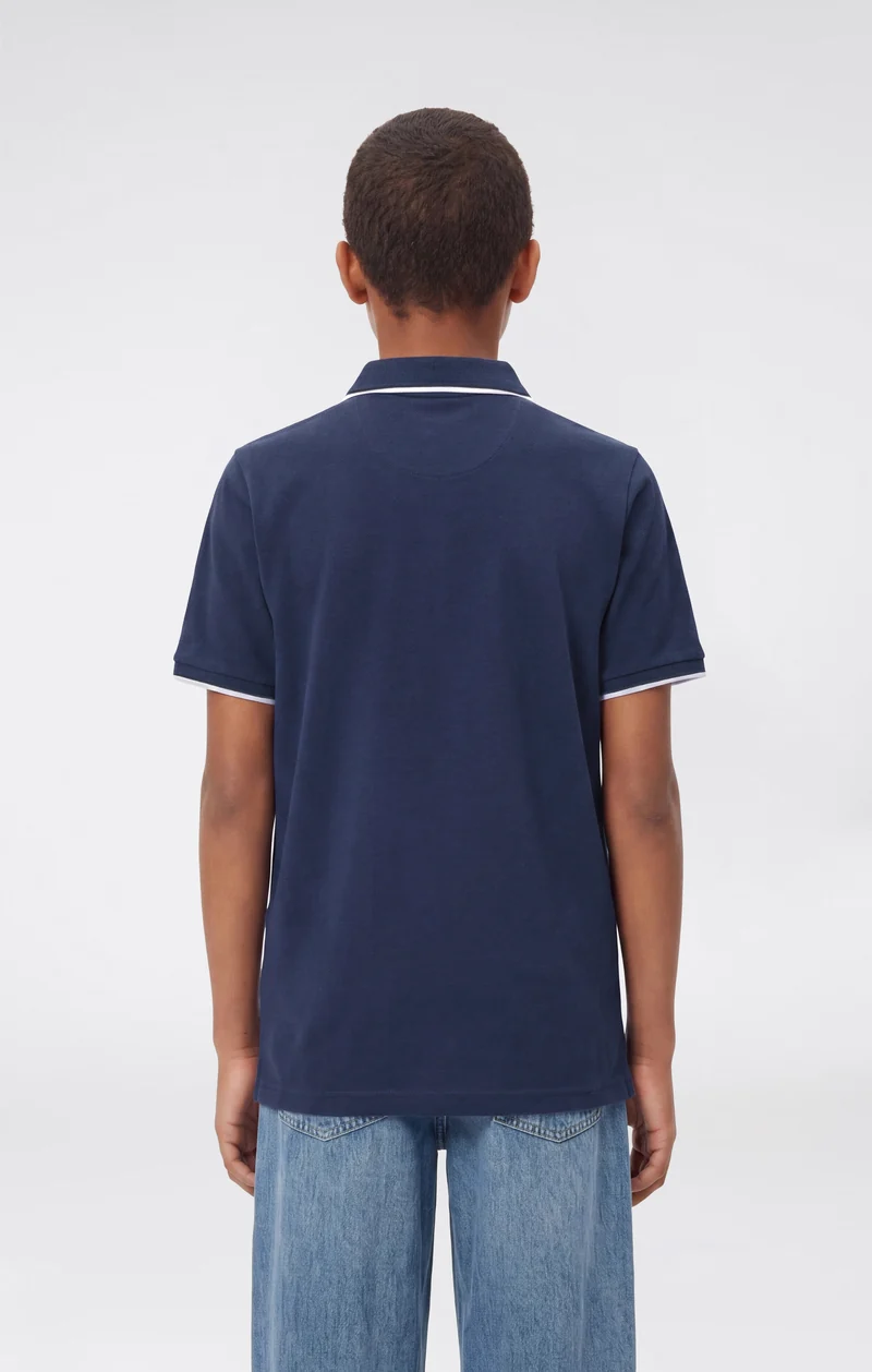 Boys’ Cotton Piqué Polo