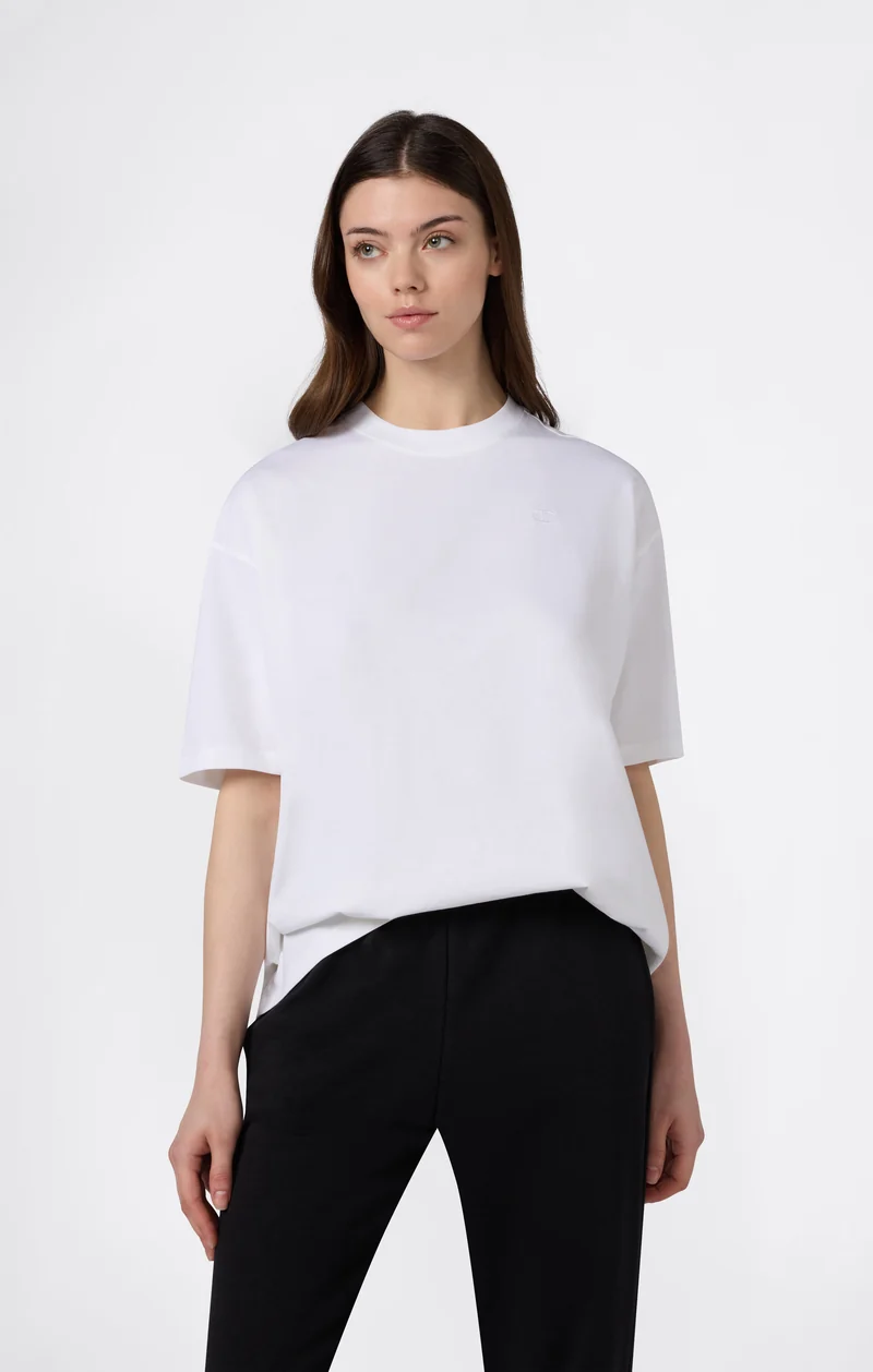 Women's Oversized Fit Light Short Sleeve Tee Icons