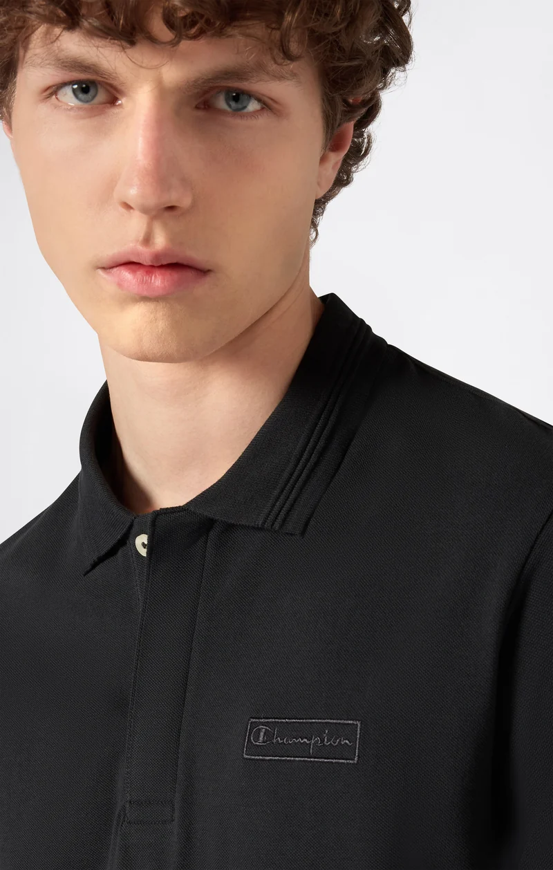 Men’s Polo with Embroidered Logo