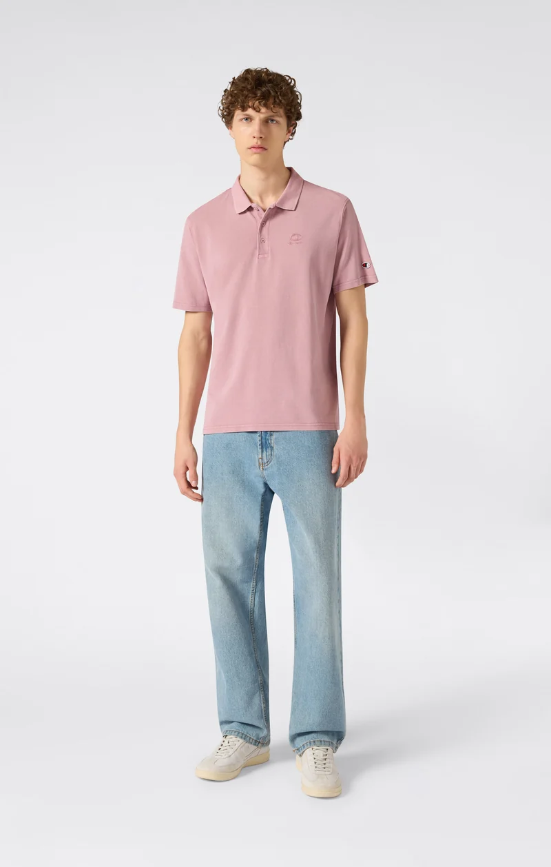 Men’s Washed Effect Polo Icons