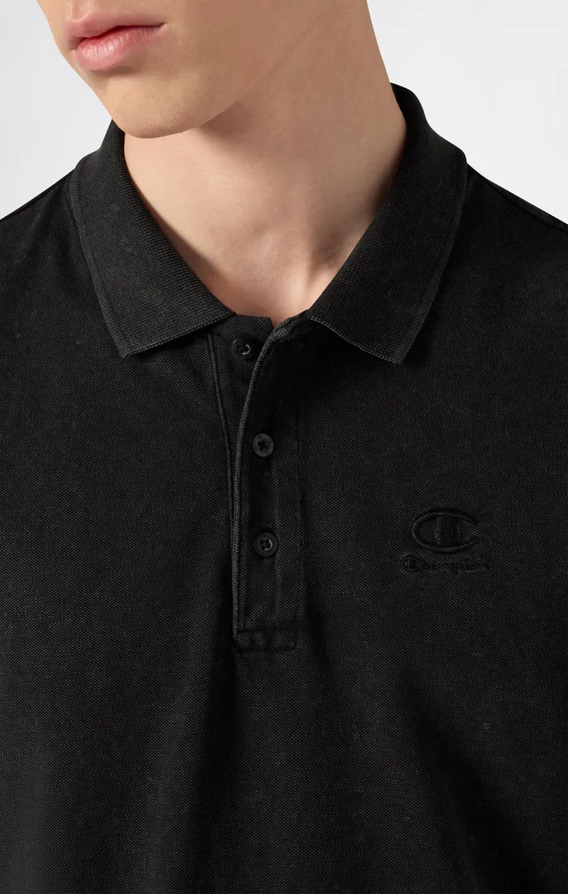 Men’s Washed Effect Polo Icons