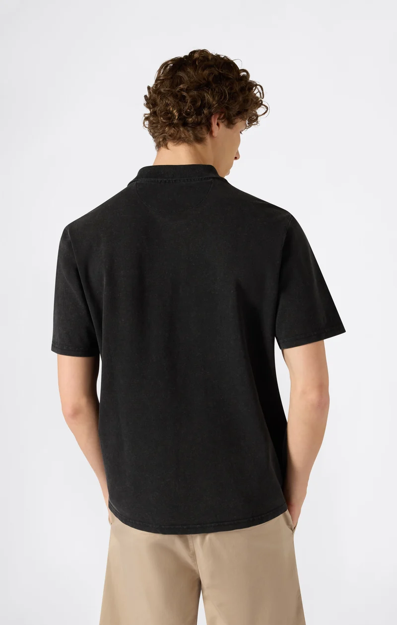 Men’s Washed Effect Polo Icons