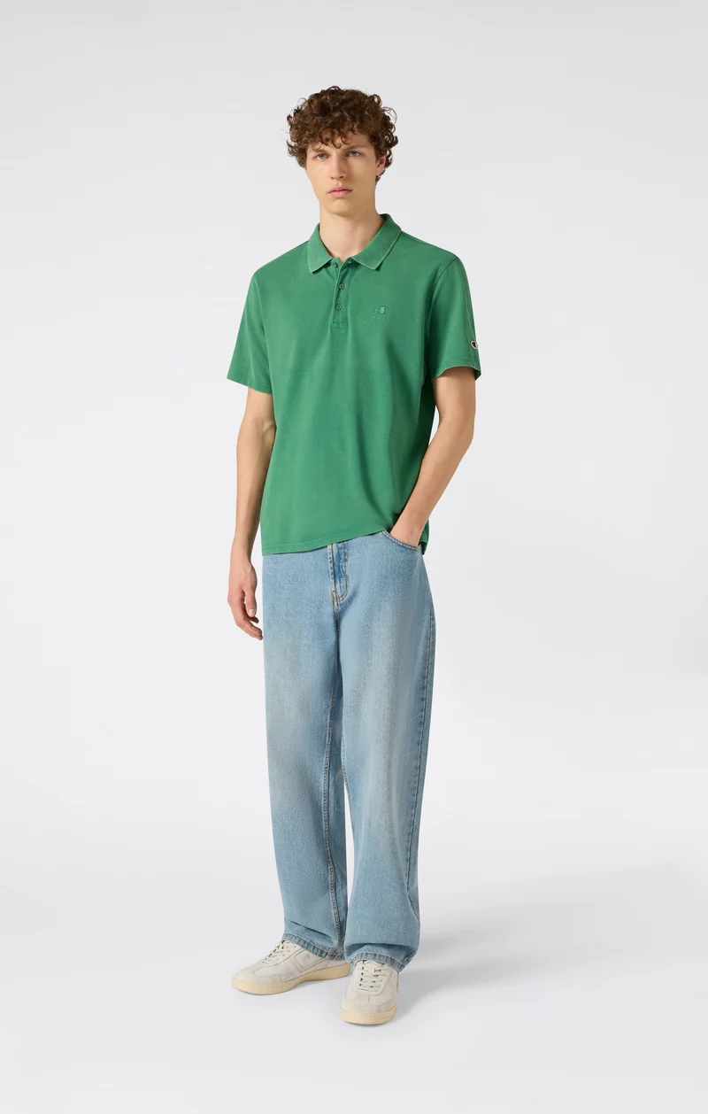 Men’s Washed Effect Polo Icons