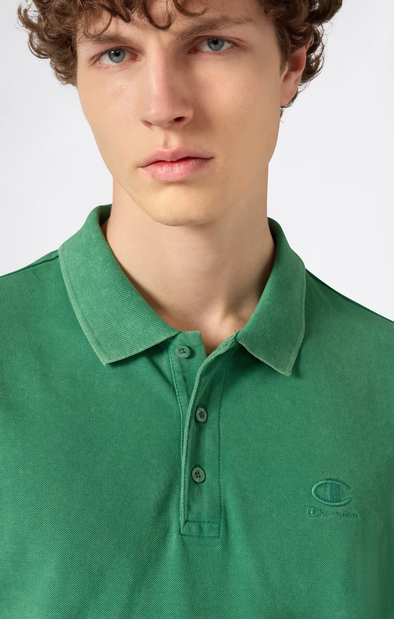 Men’s Washed Effect Polo Icons