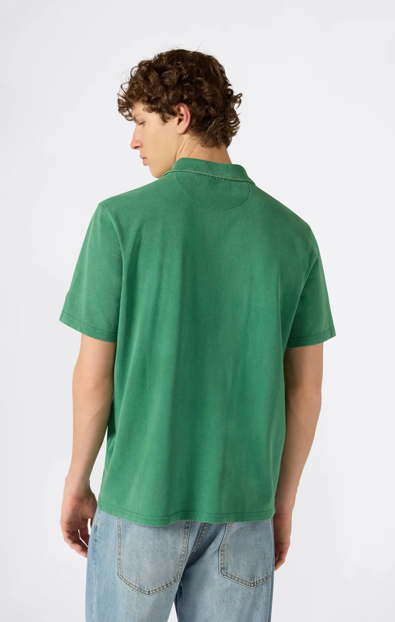 Men’s Washed Effect Polo Icons