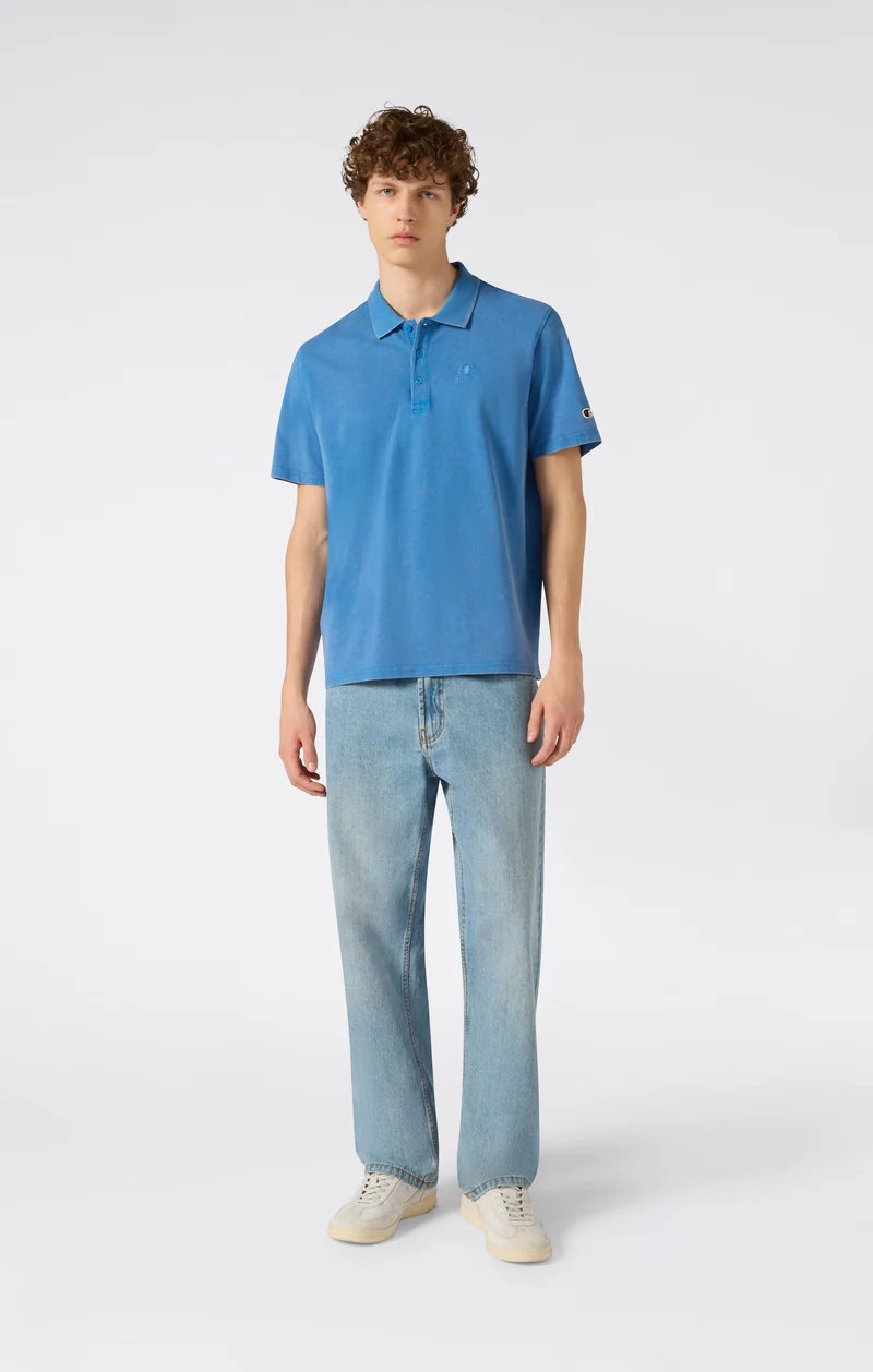 Men’s Washed Effect Polo Icons