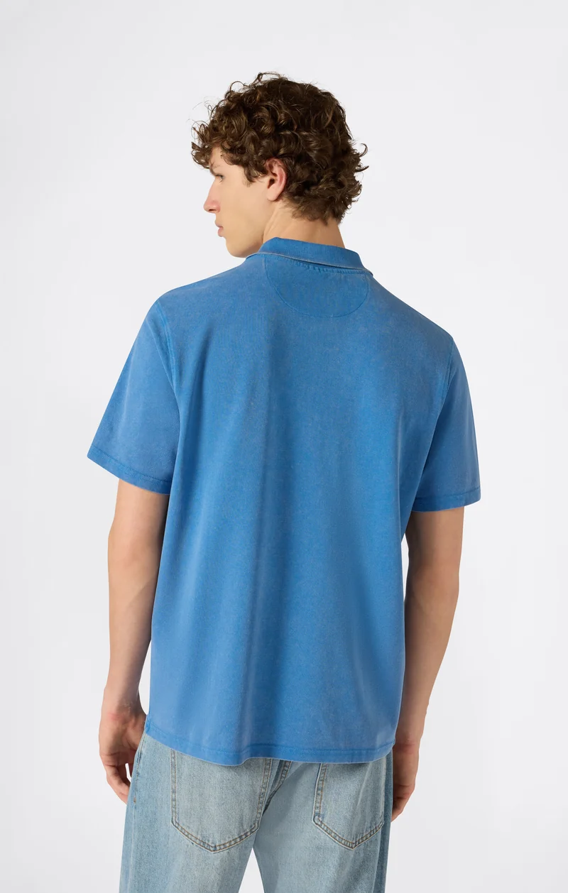 Men’s Washed Effect Polo Icons
