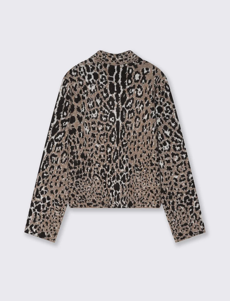 CARDIGAN CON LAVORAZIONE JACQUARD - var 2