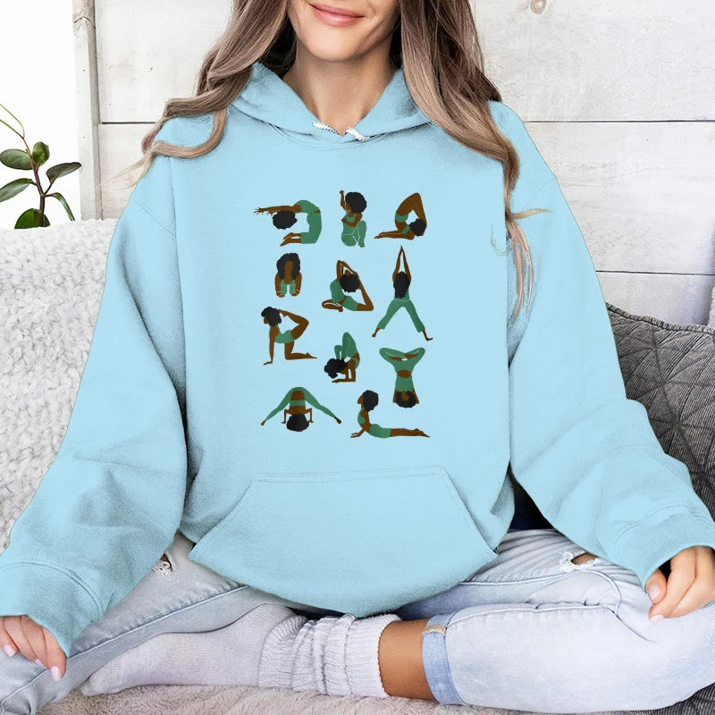 Olivenorma Yoga-Posen Übergroße Sweatshirts Outfits Fleecepullover Tops Hoodies