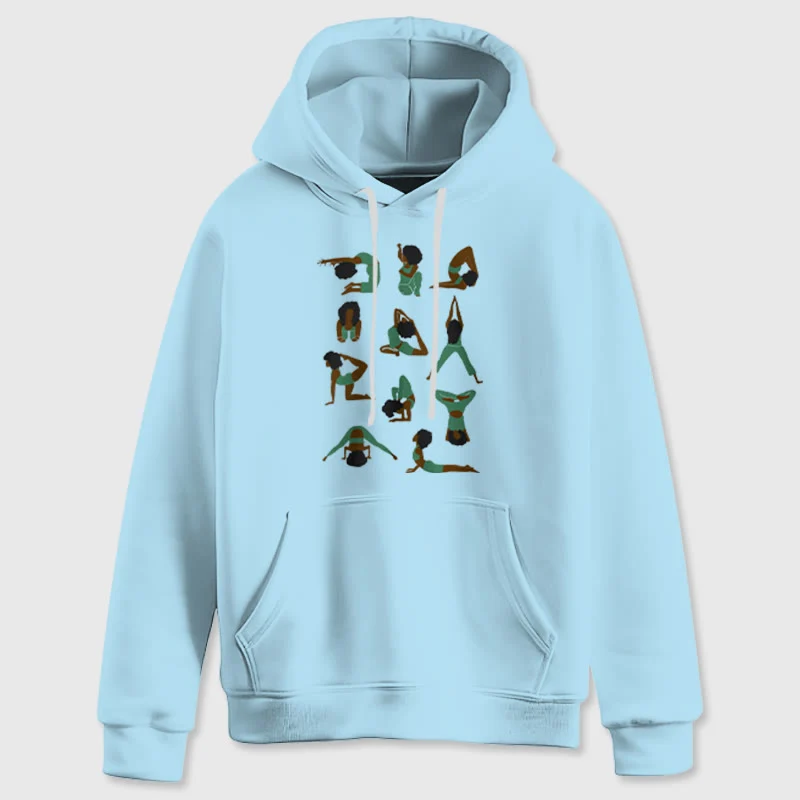 Olivenorma Yoga-Posen Übergroße Sweatshirts Outfits Fleecepullover Tops Hoodies
