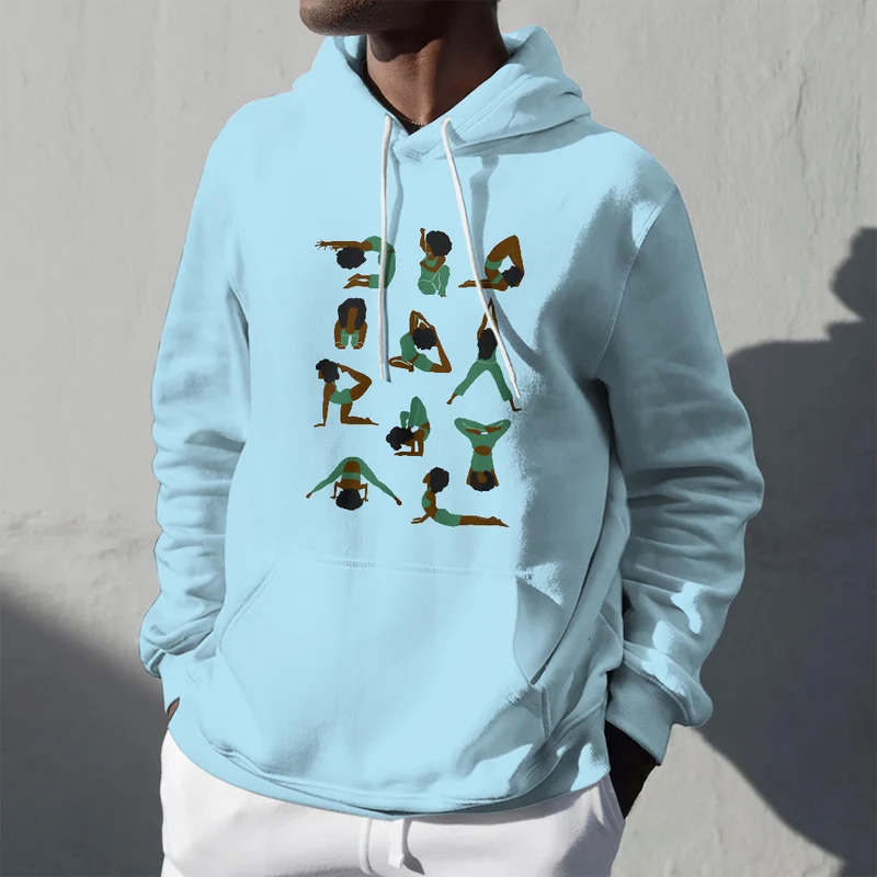 Olivenorma Yoga-Posen Übergroße Sweatshirts Outfits Fleecepullover Tops Hoodies
