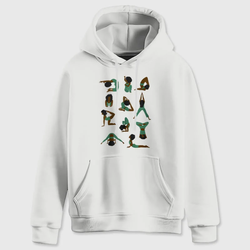 Olivenorma Yoga-Posen Übergroße Sweatshirts Outfits Fleecepullover Tops Hoodies