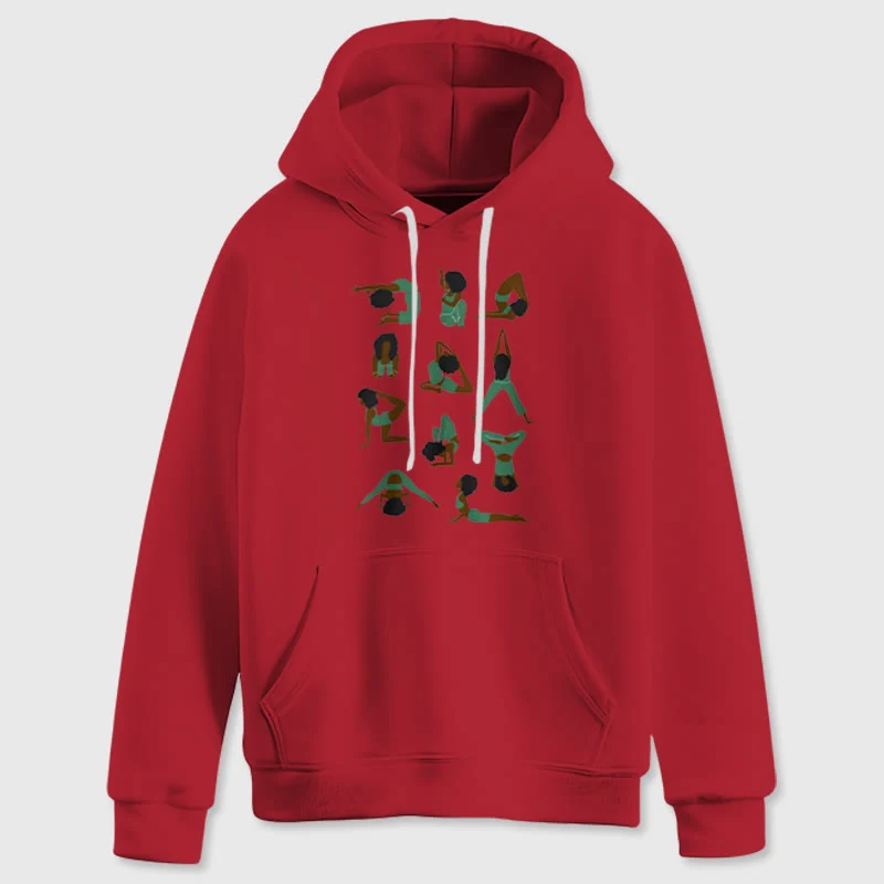 Olivenorma Yoga-Posen Übergroße Sweatshirts Outfits Fleecepullover Tops Hoodies