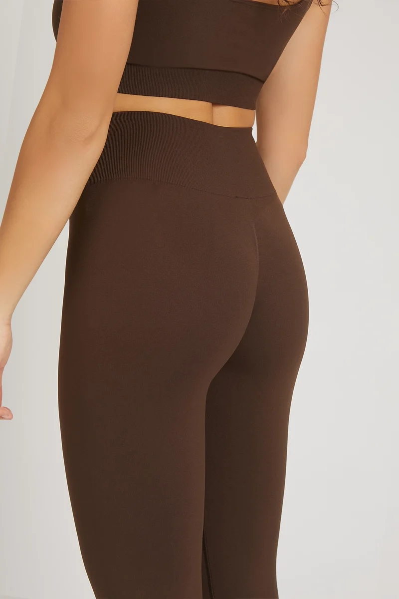 Leggings Soft Push Up Confidence Cioccolato