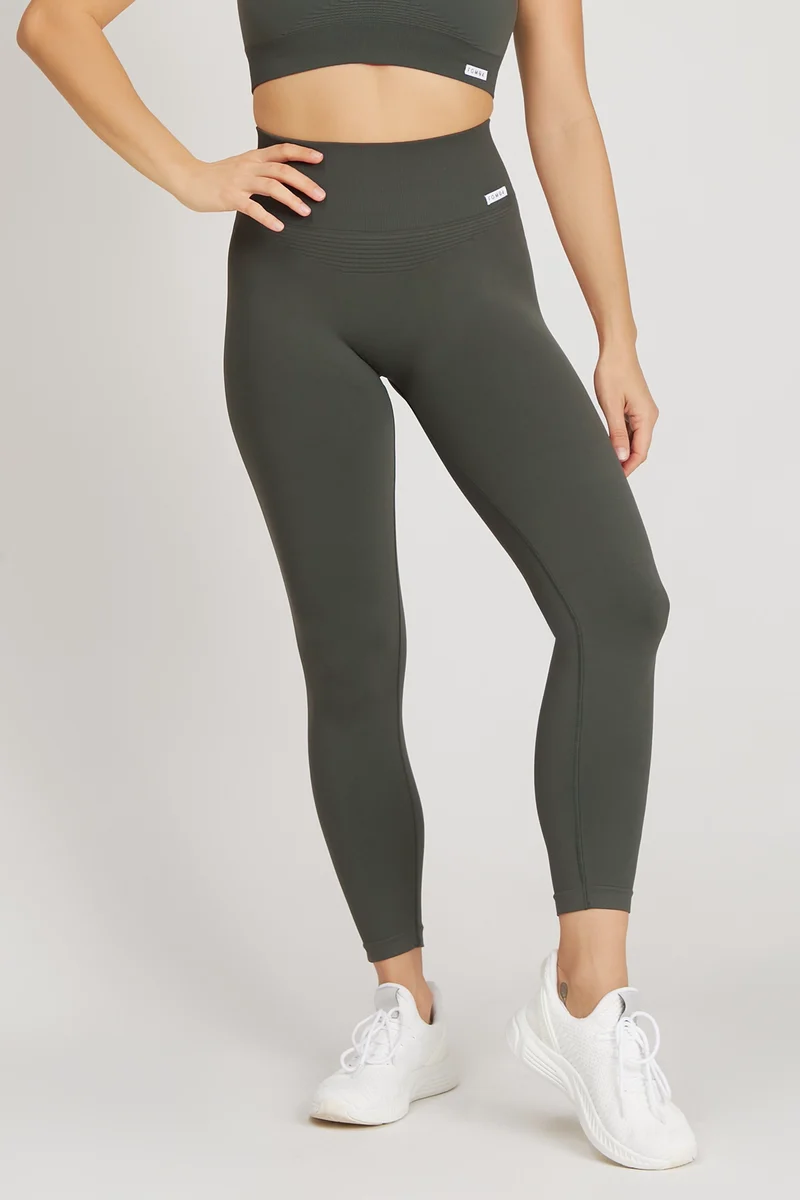 Leggings Soft Push Up Confidence Coal Green