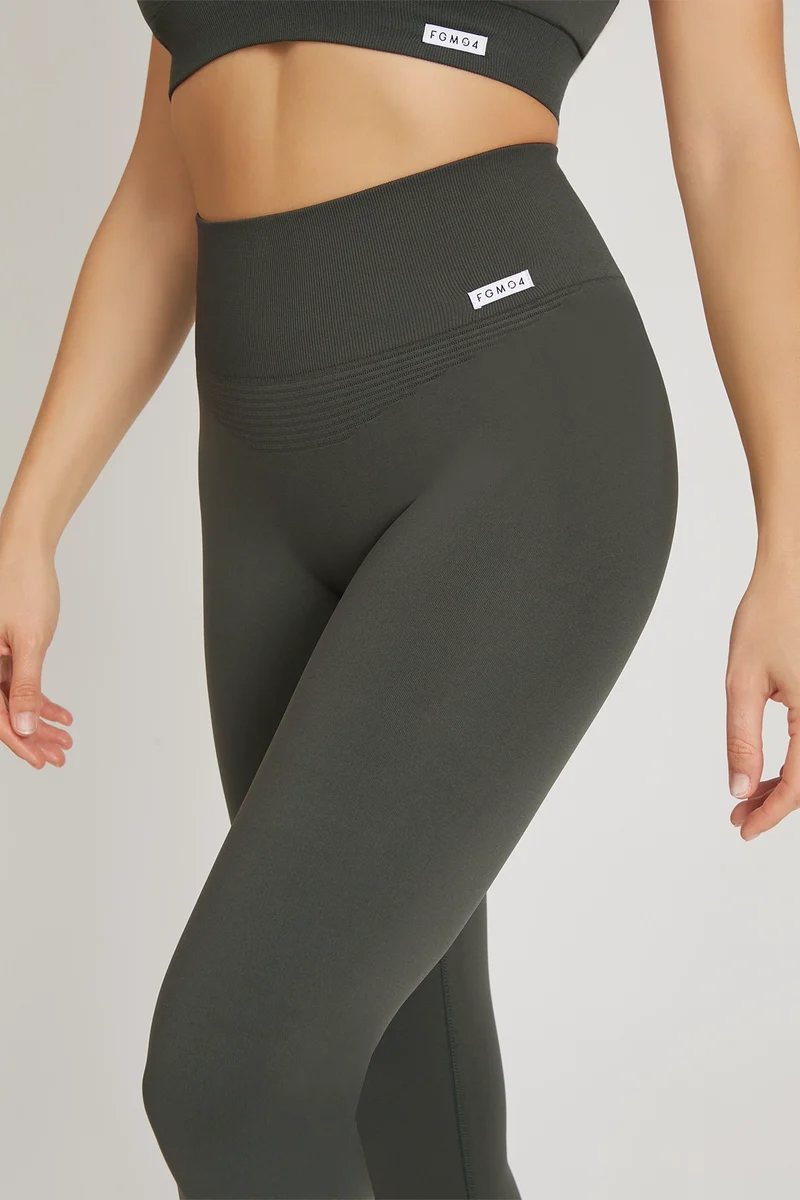 Leggings Soft Push Up Confidence Coal Green