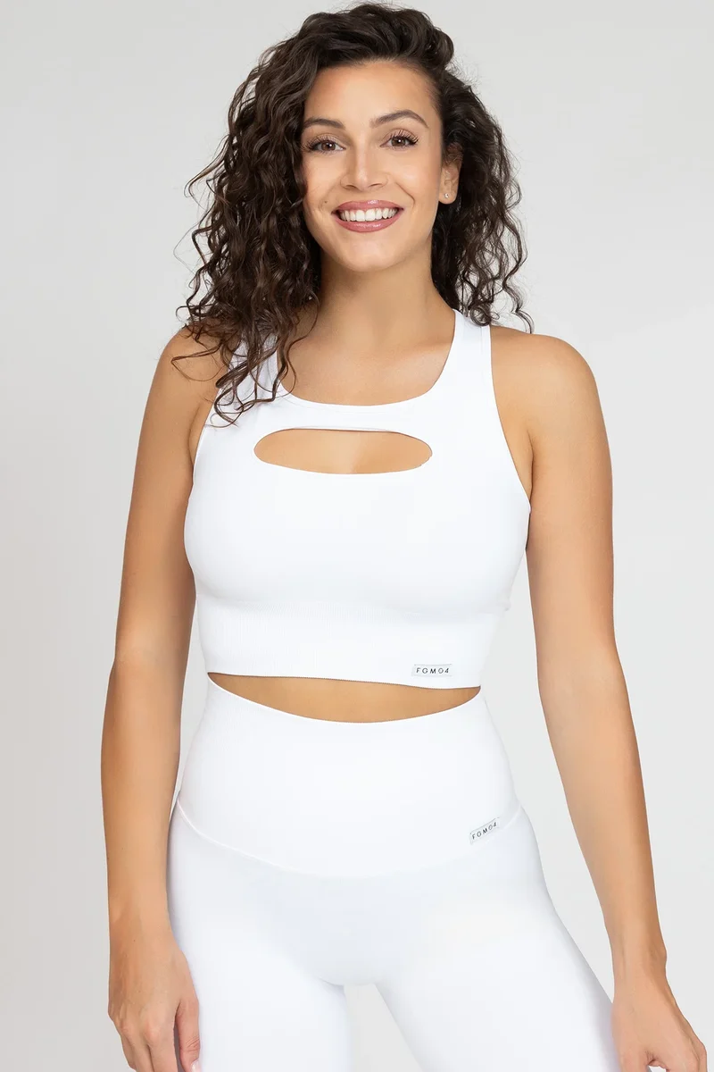Top Goth Bianco