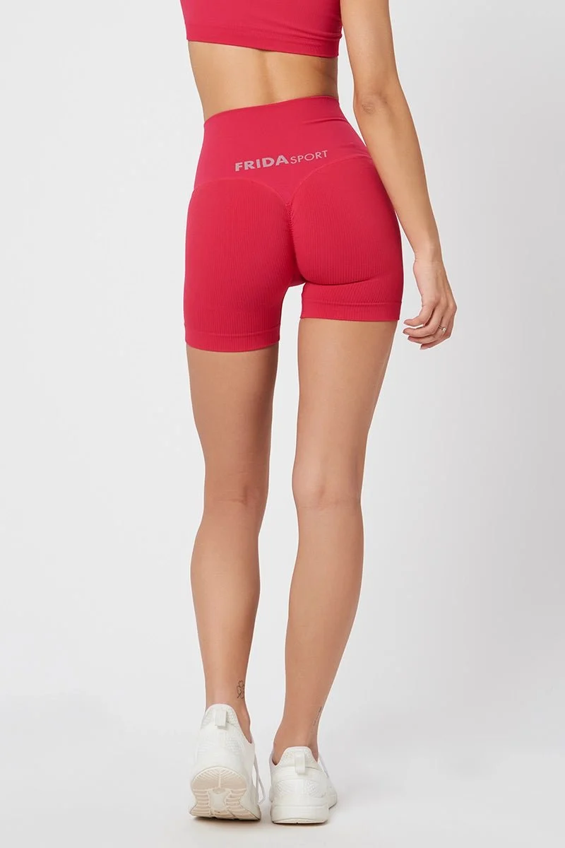 Shorts Push Up Calipso Magenta Costine