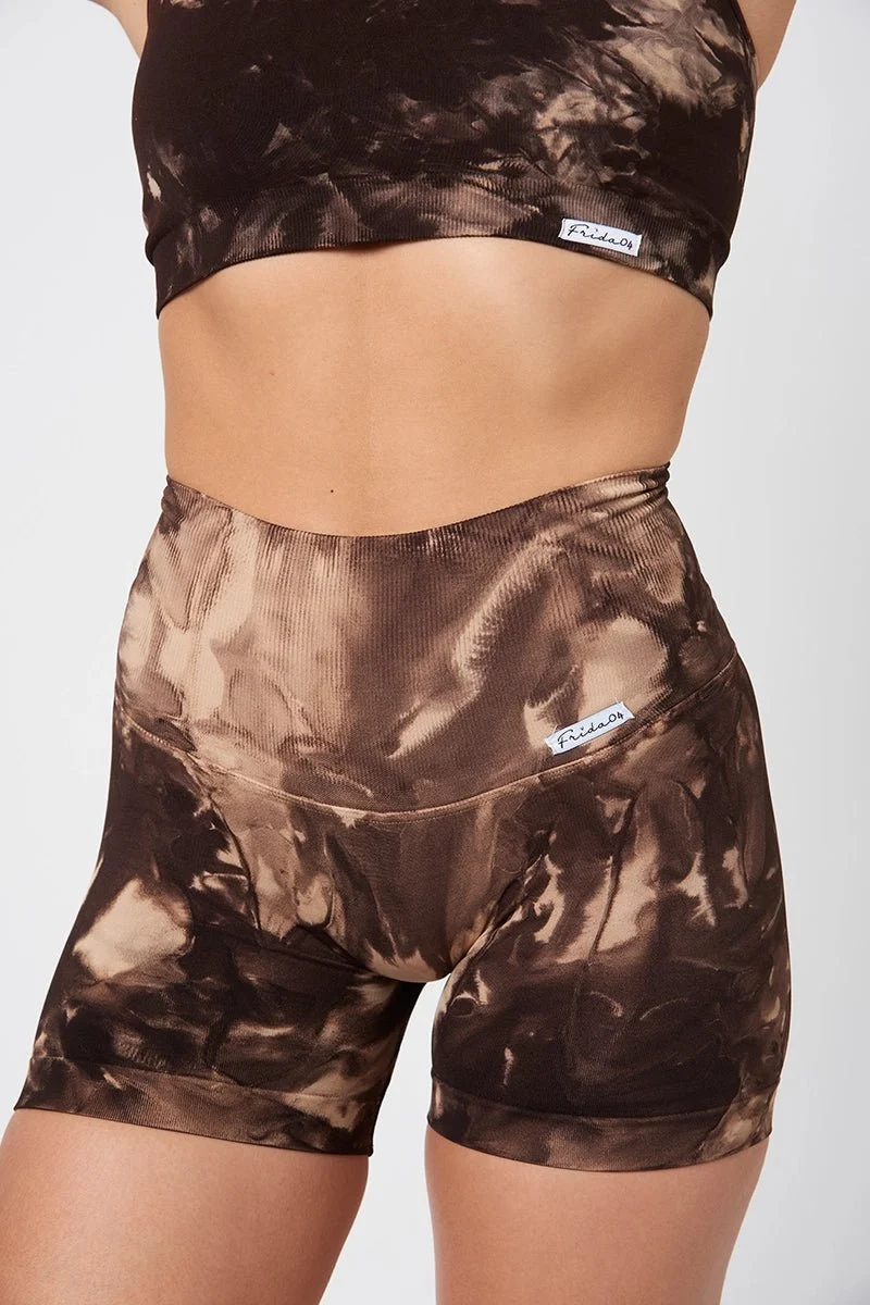 Shorts Push Up Elements Terra Beige Marrone