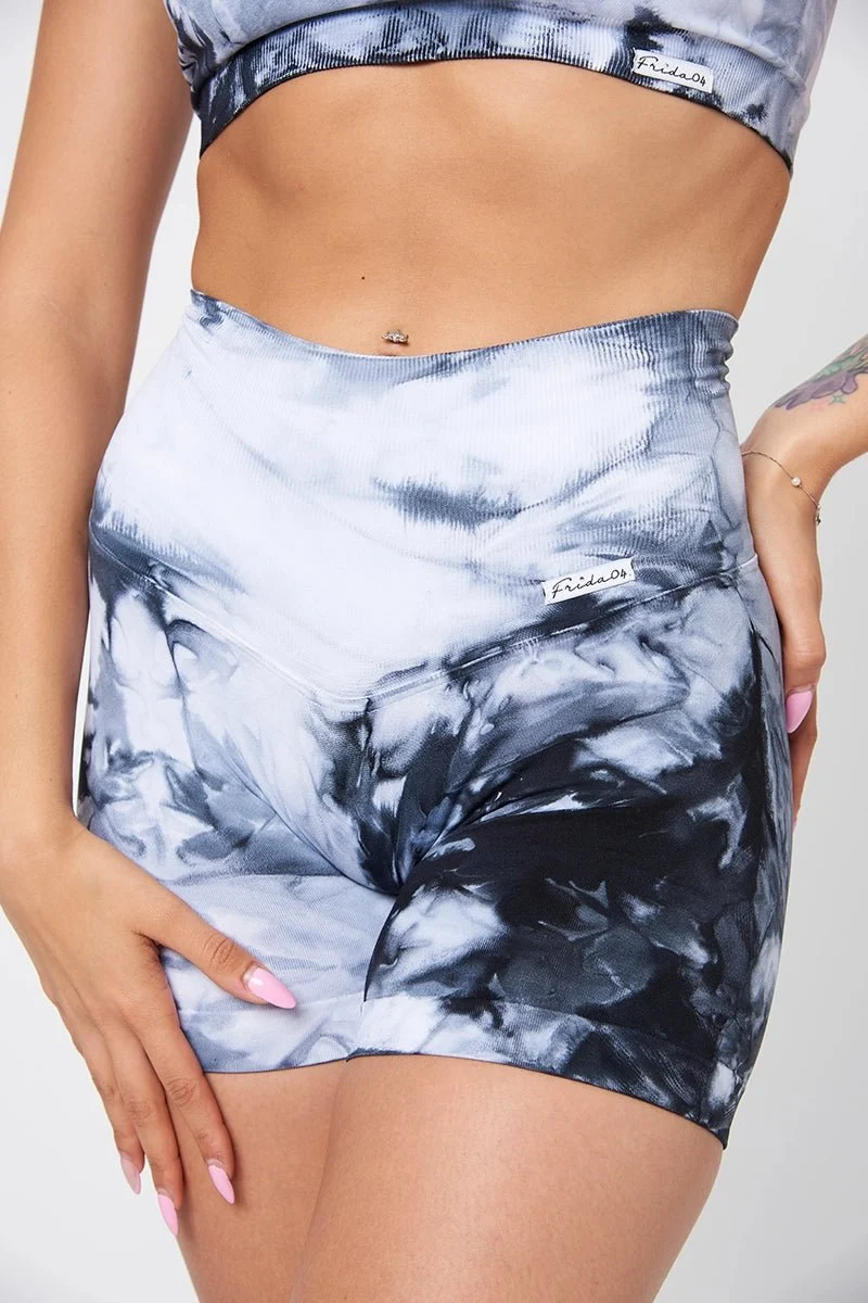Shorts Push Up Elements Aria Bianco Nero
