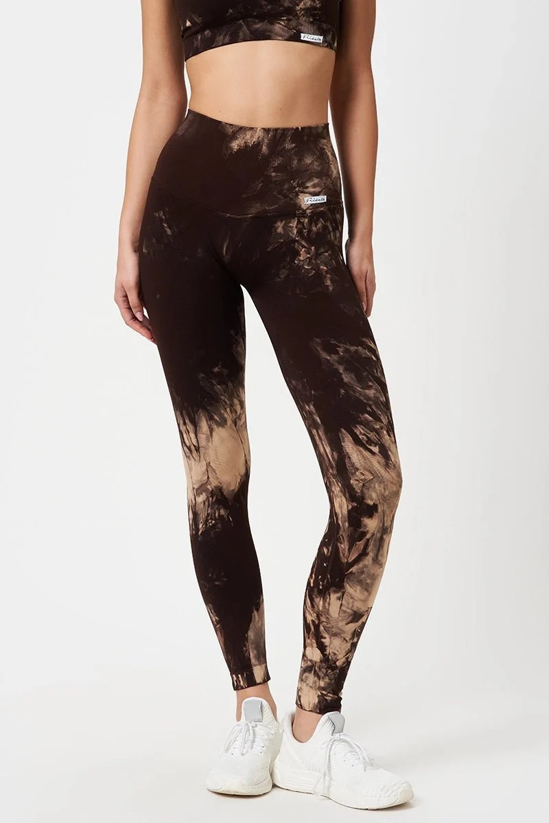 Leggings Push Up Elements Terra Beige Marrone