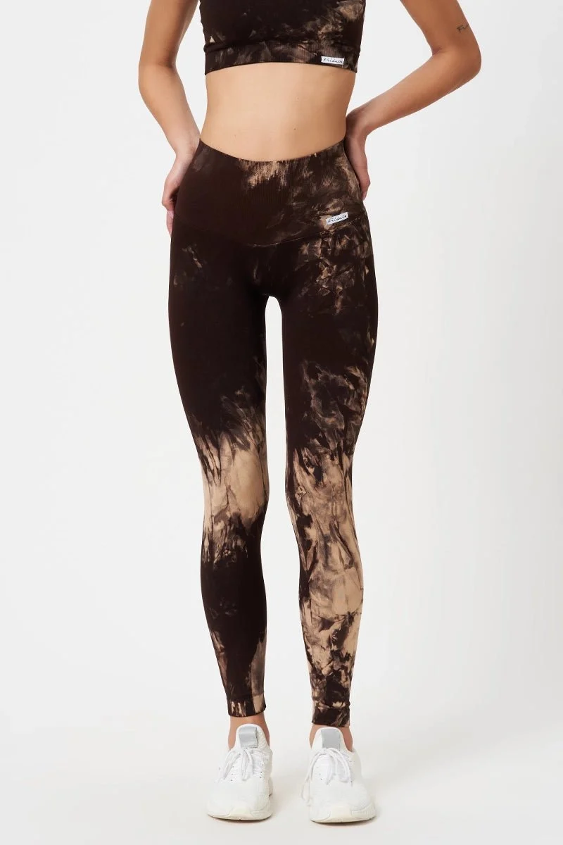 Leggings Push Up Elements Terra Beige Marrone