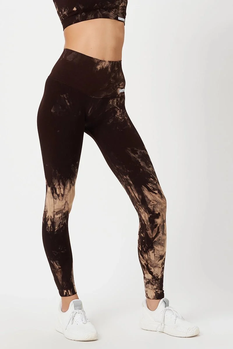 Leggings Push Up Elements Terra Beige Marrone
