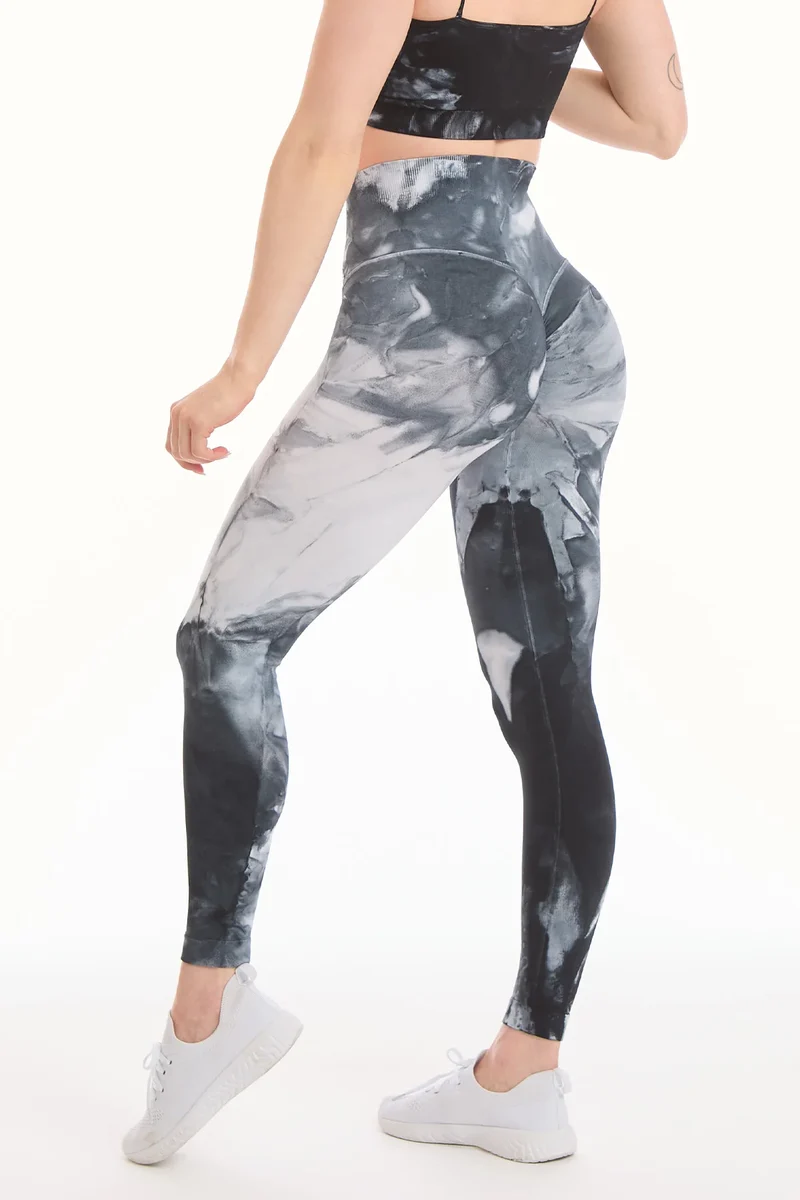 Leggings Push Up Elements Aria Bianco Nero