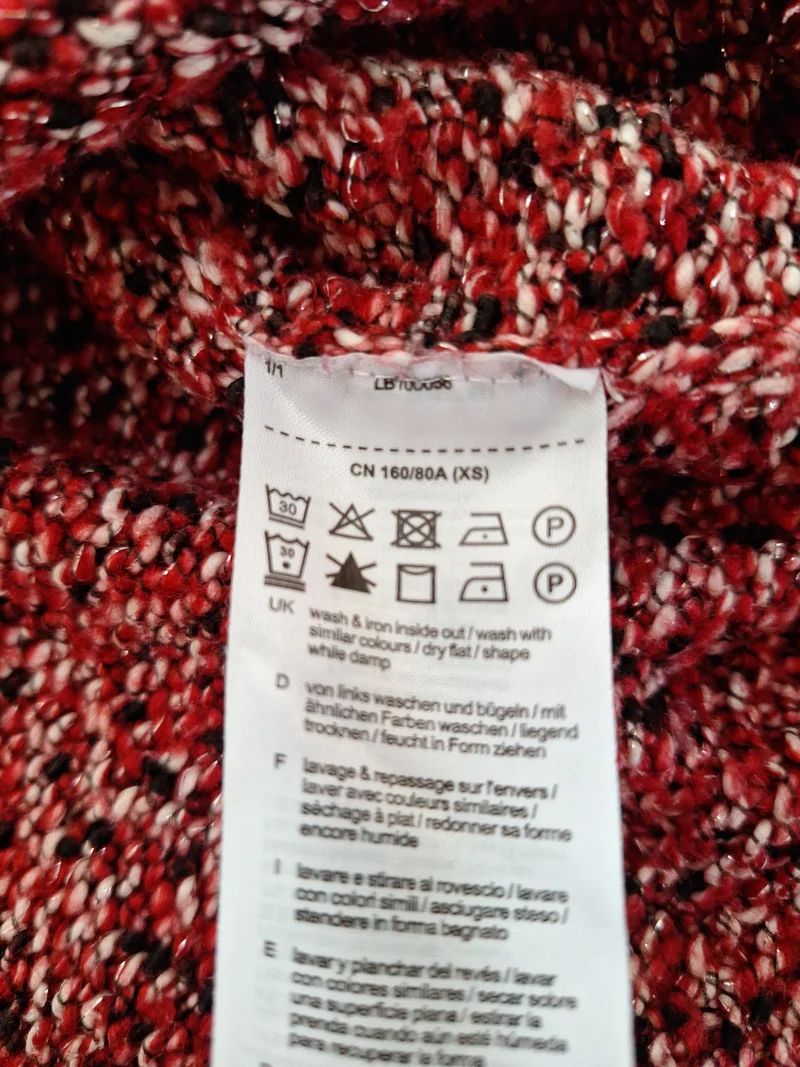 EDC Strickpullover Glitzerfäden 34