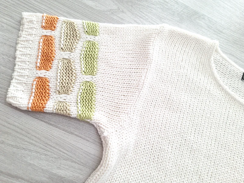 Quickstep Strickshirt Strukturmuster 36