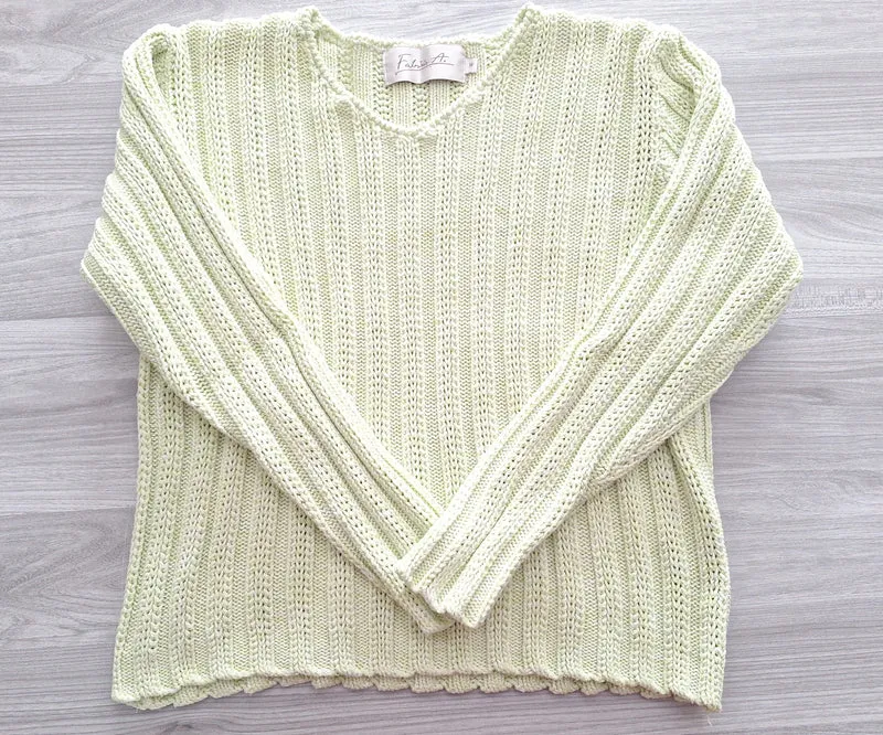 Fabrizio A. Strickpullover Strukturstrick 38