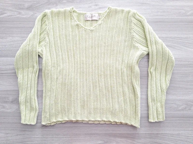 Fabrizio A. Strickpullover Strukturstrick 38