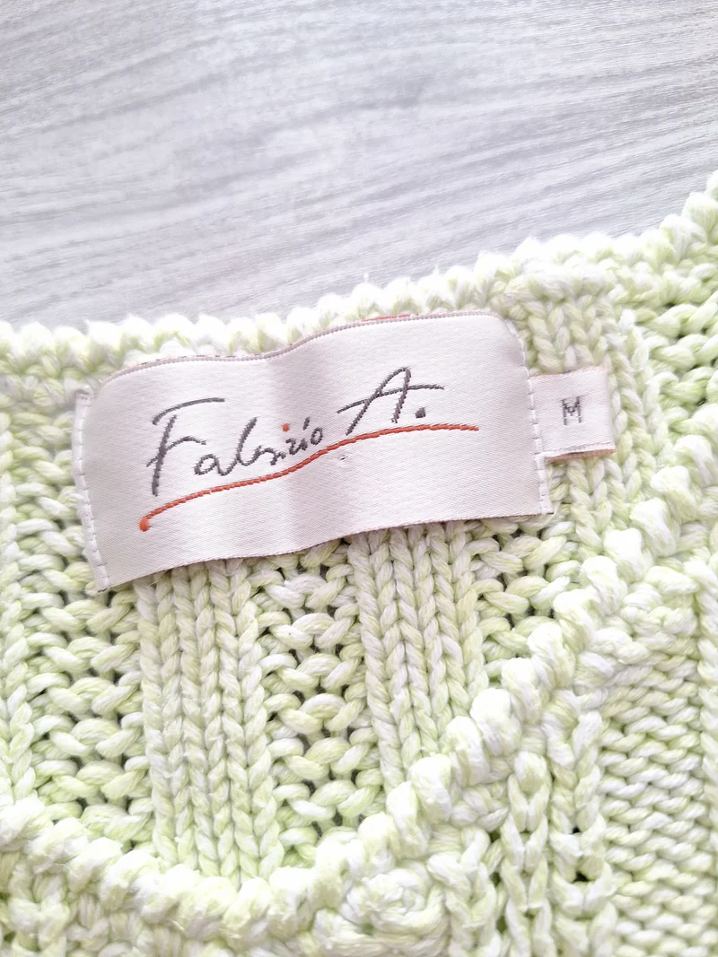 Fabrizio A. Strickpullover Strukturstrick 38