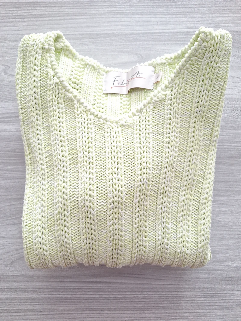 Fabrizio A. Strickpullover Strukturstrick 38