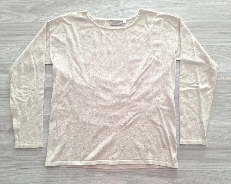 Canda Feinstrickpullover Oversize Noppen 34
