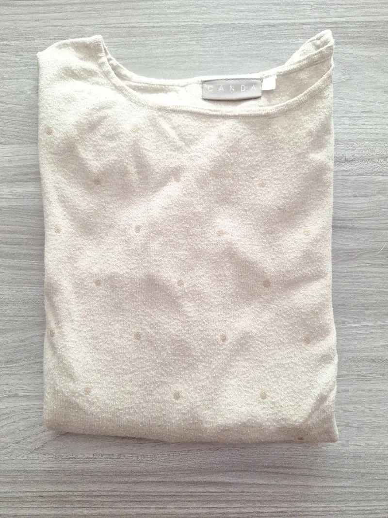Canda Feinstrickpullover Oversize Noppen 34