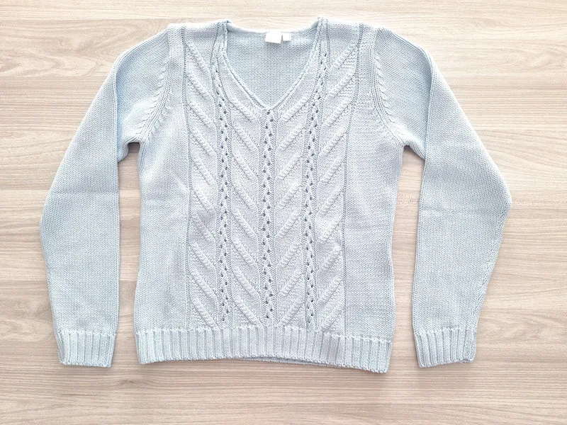 Giada Strickpullover Zopfmuster 36/38