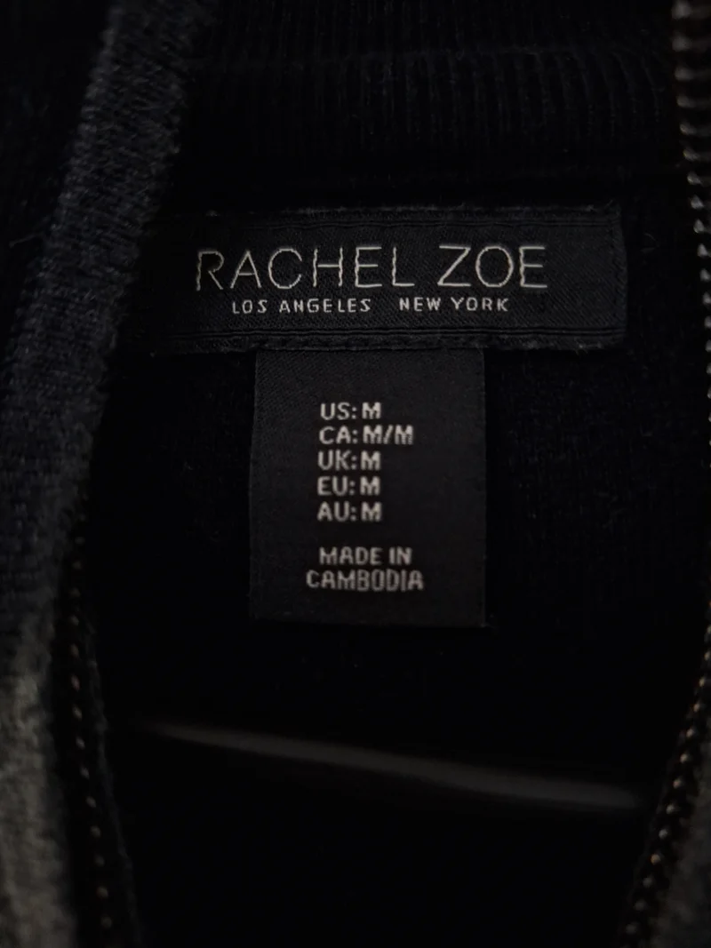 Rachel Zoe Kapuzenjacke Kontrasteinsätzen 38