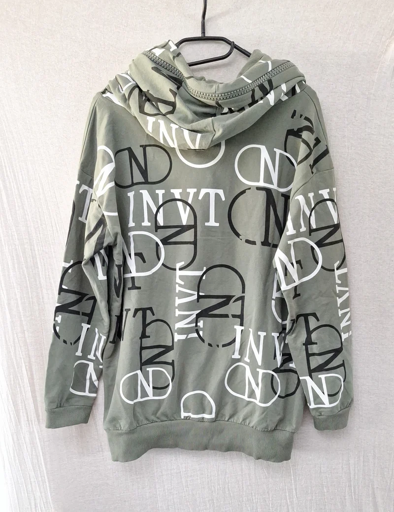Megi Kapuzenpullover Buchstabenprint 36/38