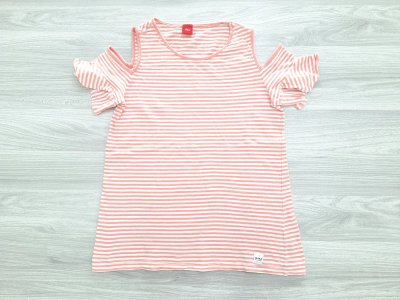 s.Oliver Cold Shoulder Shirt Rüschen 164