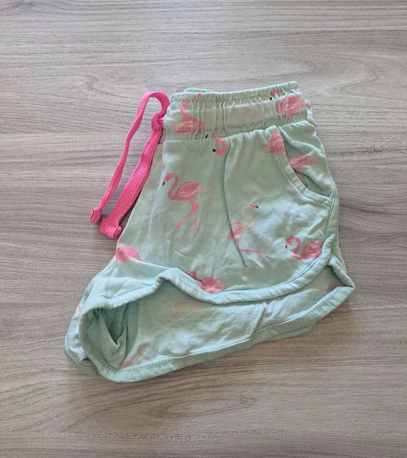 Page One Young Shorts Flamingos 134/140
