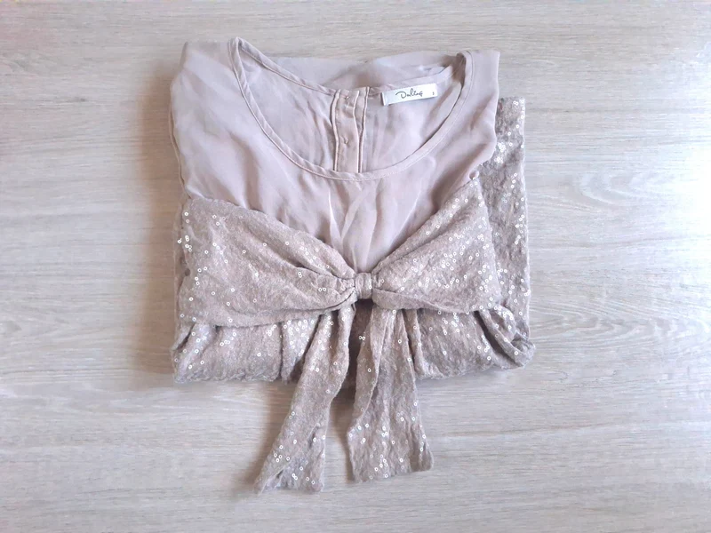 Darling Paillettenbluse 36