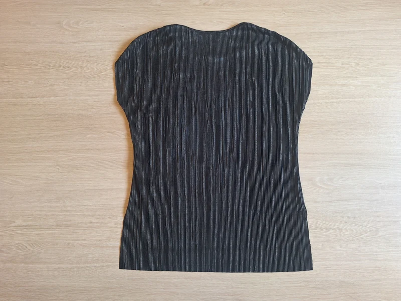Camaïeu Plissee Shirt Glanzoptik 38
