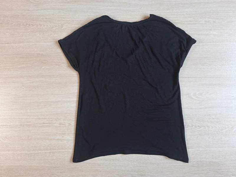 Promod T-Shirt Spitzeneinsatz 38