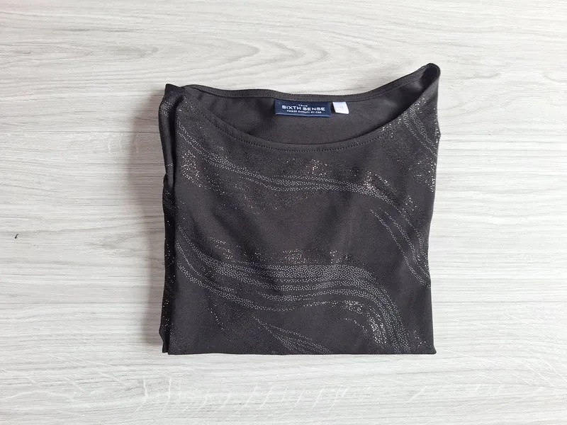 Sixth Sense Langarmshirt Glitzer 38
