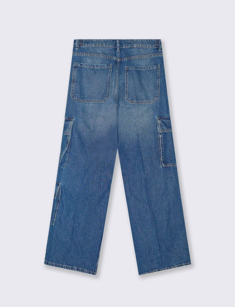 JEANS CARGO - Denim