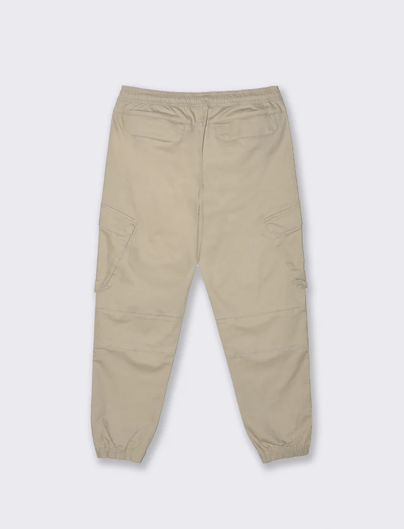 PANTALONI CARGO FIT - Beige