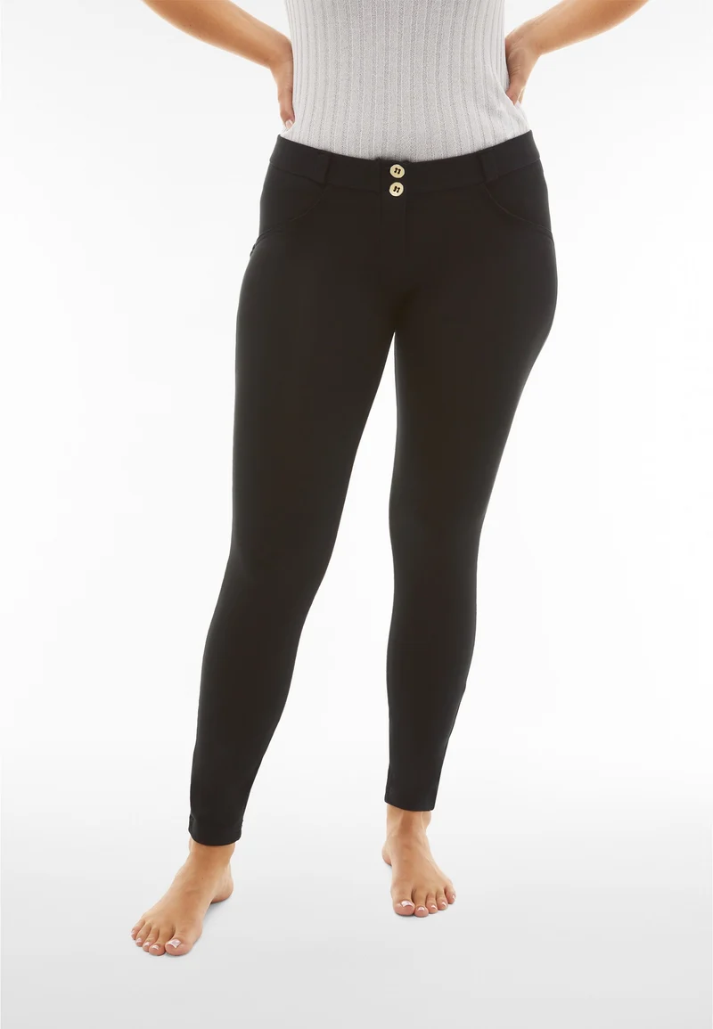 WR.UP Push-Up Low Waist Skinny Pants - Black
